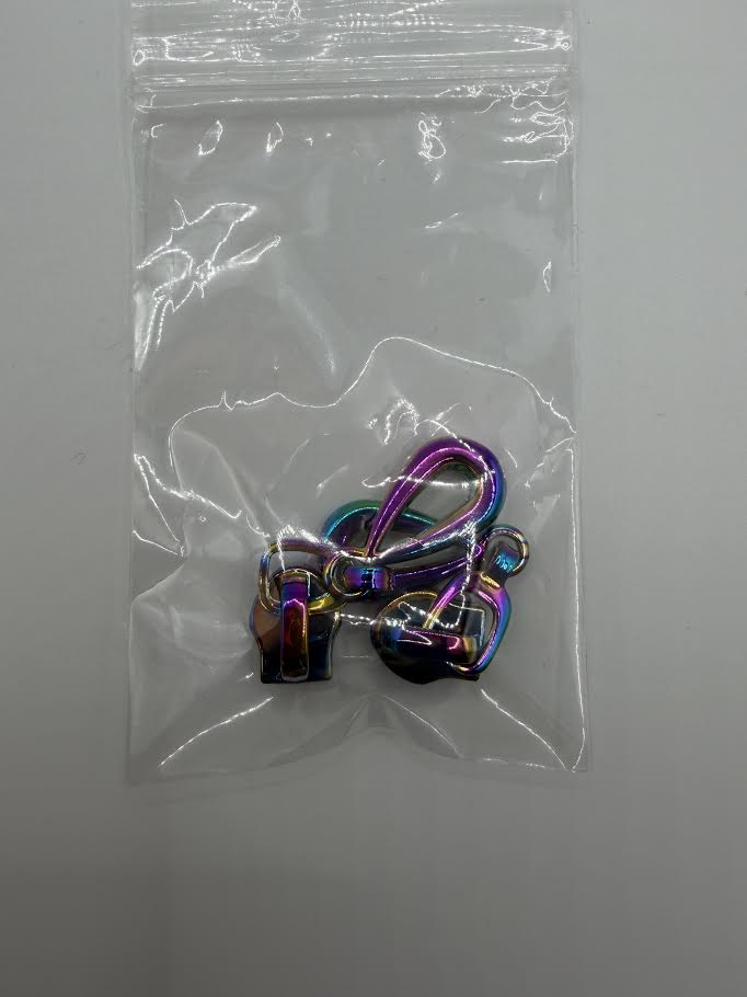 #5 Oil Slick Zipper Pulls (2Set)
