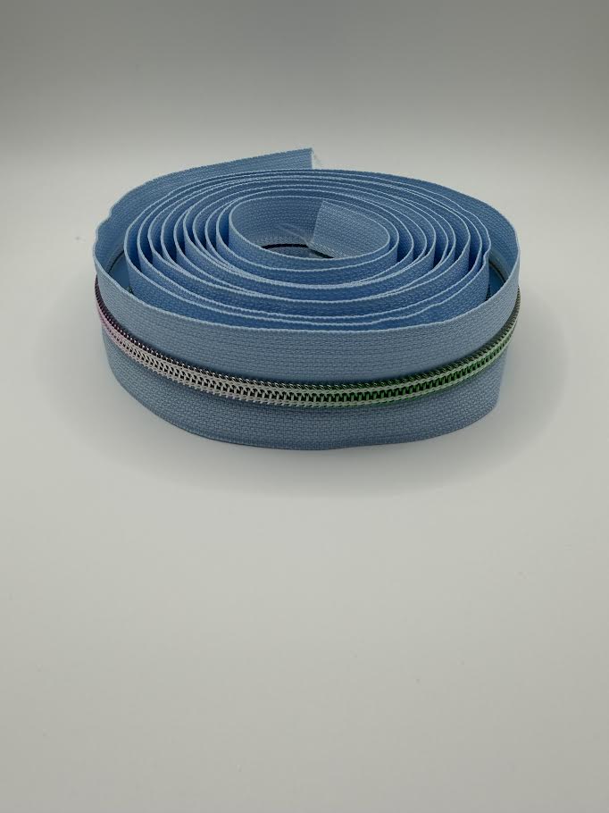 # 5 Rainbow Zipper Tape 3 yards