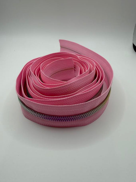 # 5 Rainbow Zipper Tape 3 yards