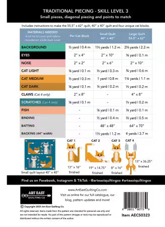 Cat Scratch Quilt Patter