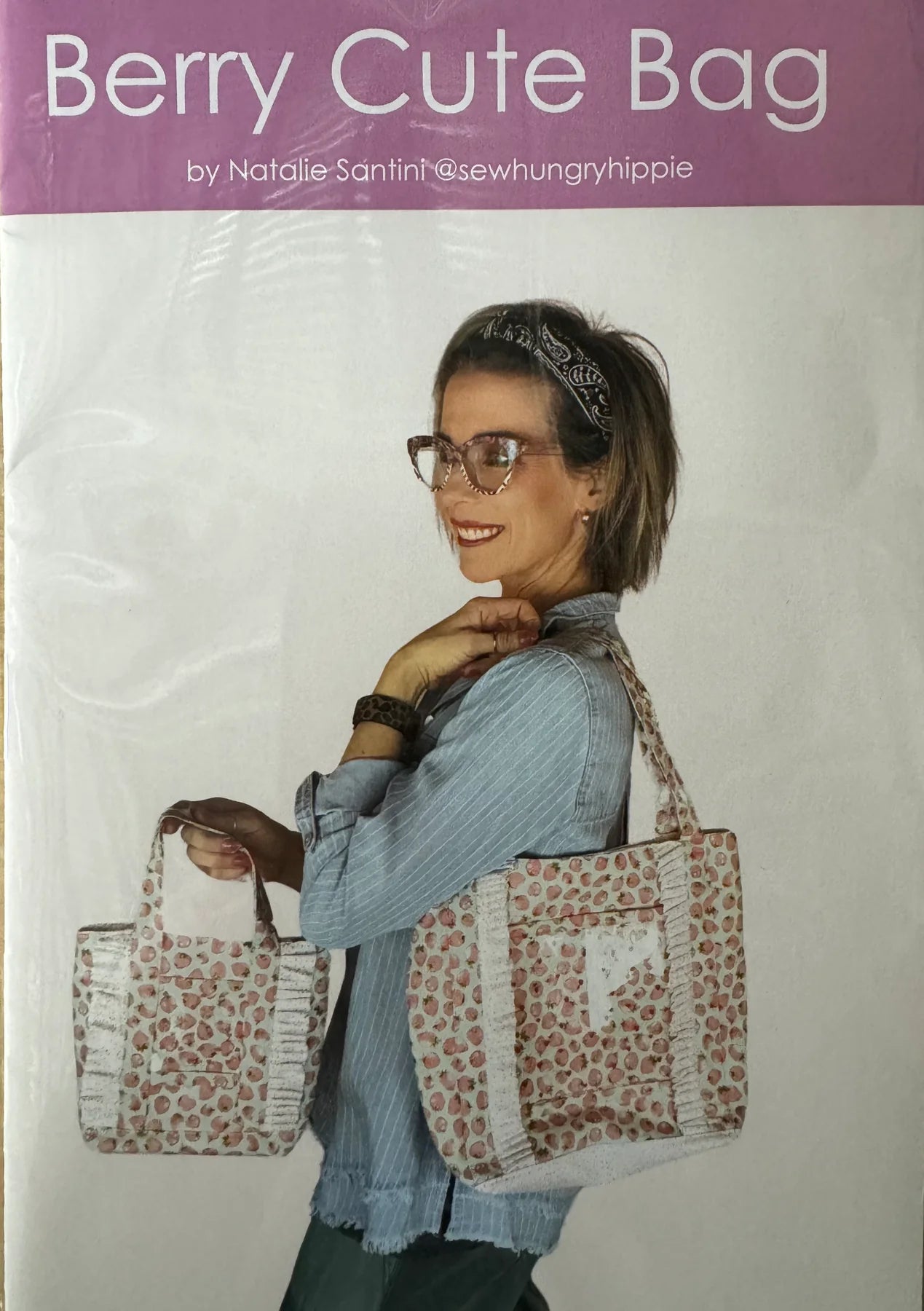 Berry Cute Bag Quilted Cow Pattern