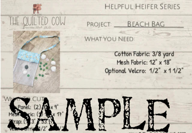 Helpful Heifer Beach Bag