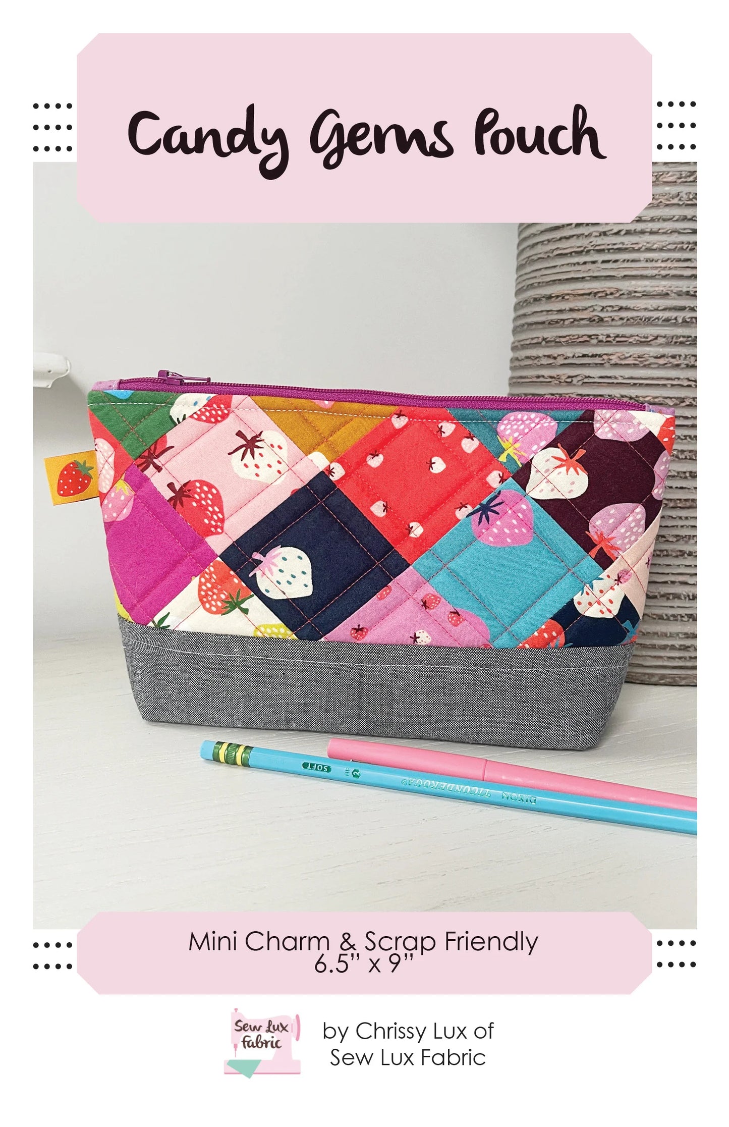 Candy Gems pouch Pattern
