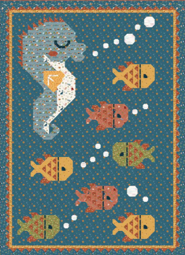 Seahorse School Quilt Pattern
