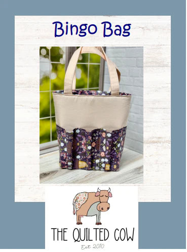 Bingo Bag Quilted Cow Pattern