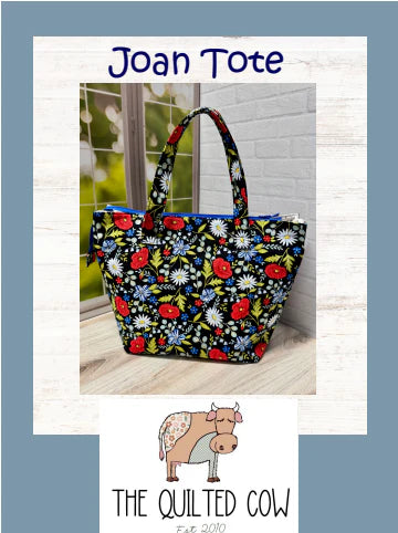 Joan Tote Quilted Cow Pattern