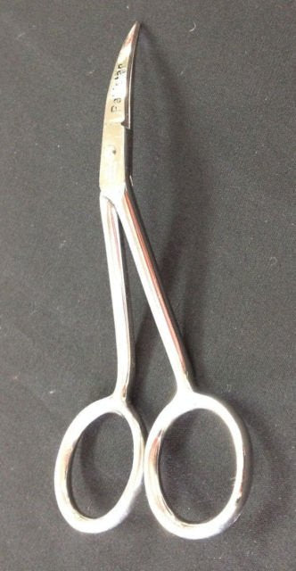 Famore 4in Double Curved Machine Embroidery Scissors