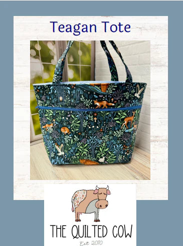Teagan Tote Quilted Cow Pattern