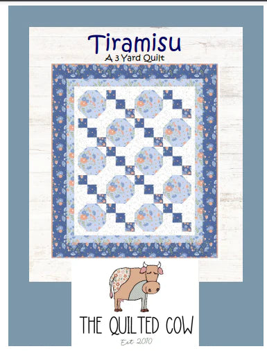 Tiramisu Quilted Cow Pattern