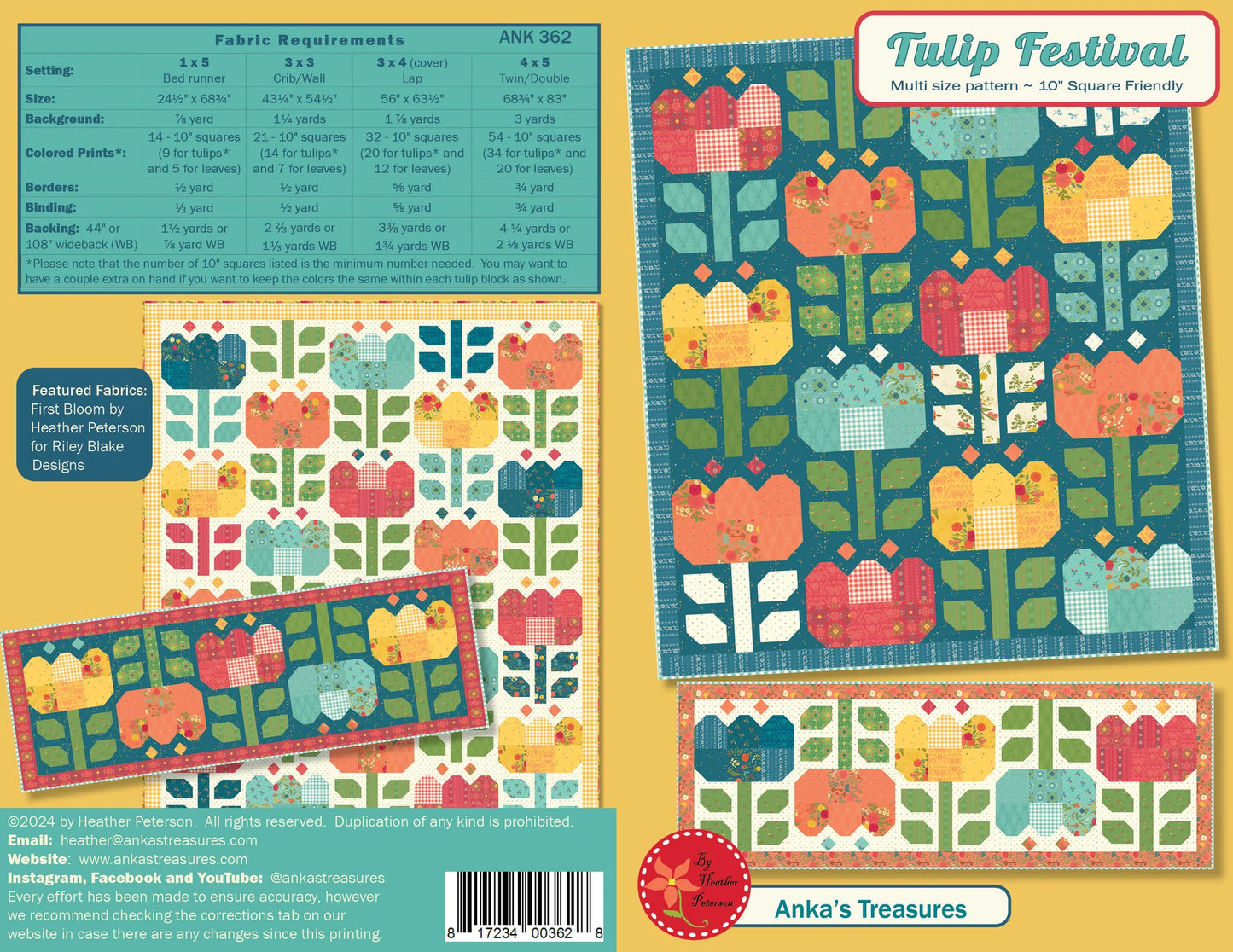 Tulip Festival Quilt Pattern