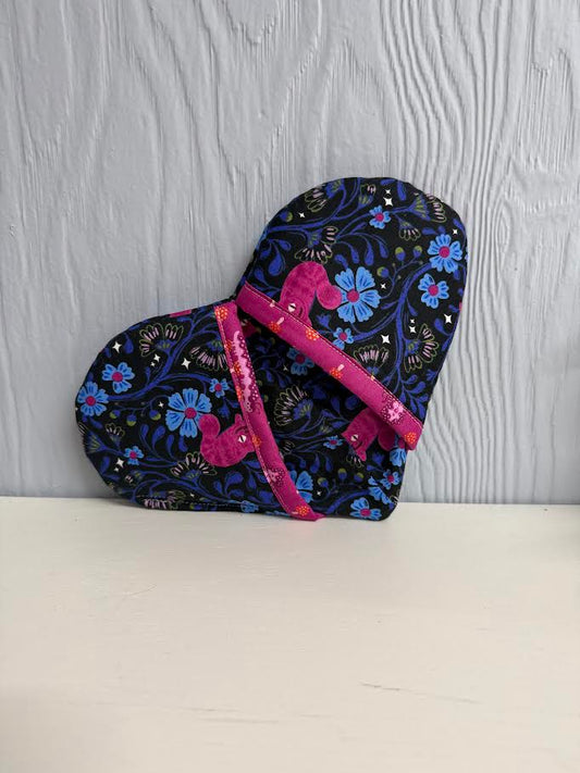 Make N' Take Heart Potholder