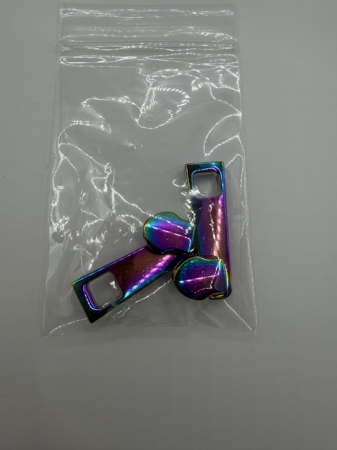 #5 Oil Slick Zipper Pulls (2Set)