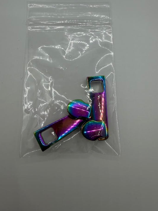 #5 Oil Slick Zipper Pulls (2Set)