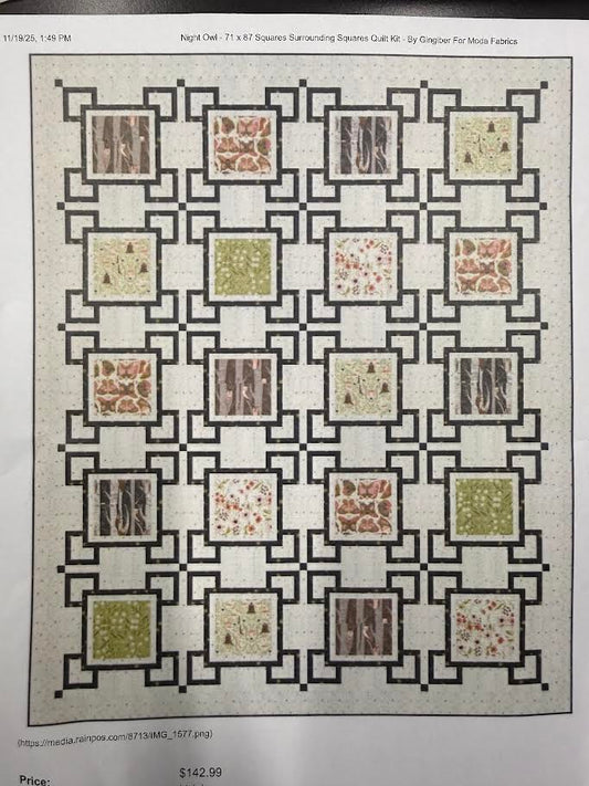 Squares Surrounding Squares Quilt Kit