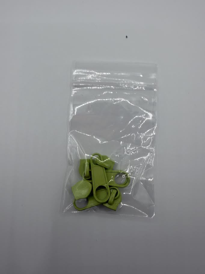 #5 Zipper Pulls Solid Colors (Set of 4)