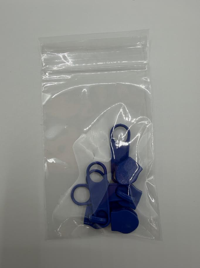 #5 Zipper Pulls Solid Colors (Set of 4)