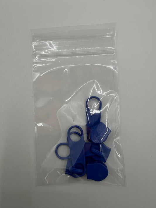 #5 Zipper Pulls Solid Colors (Set of 4)