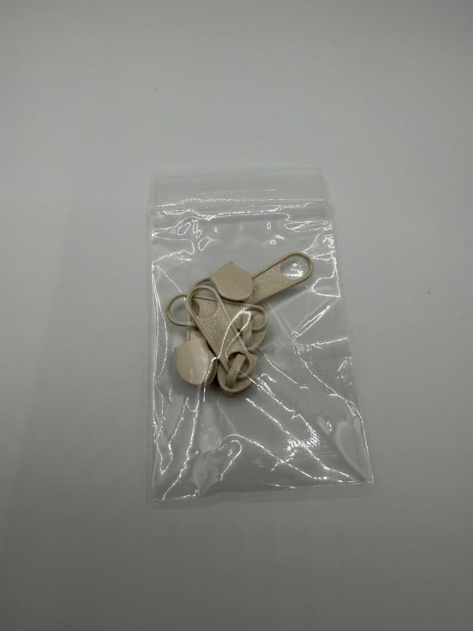 #5 Zipper Pulls Solid Colors (Set of 4)