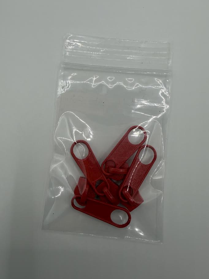 #5 Zipper Pulls Solid Colors (Set of 4)