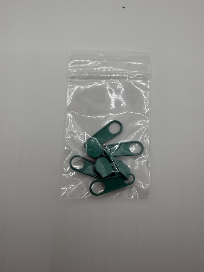 #5 Zipper Pulls Solid Colors (Set of 4)