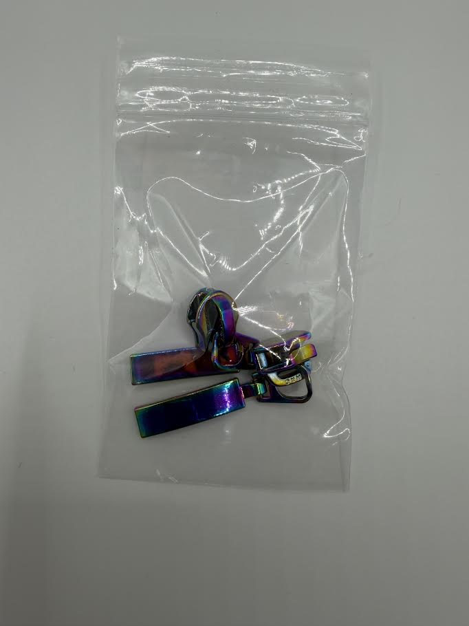 #5 Oil Slick Zipper Pulls (2Set)