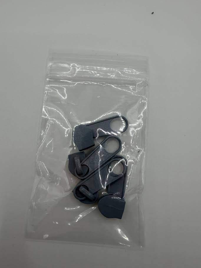 #5 Zipper Pulls Solid Colors (Set of 4)