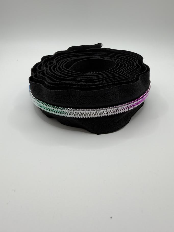 # 5 Rainbow Zipper Tape 3 yards