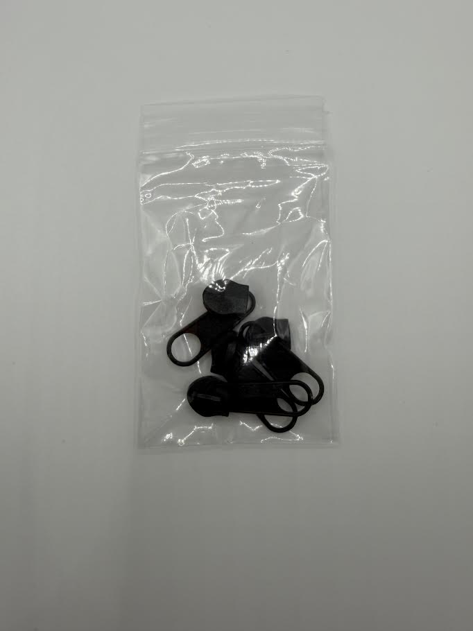 #5 Zipper Pulls Solid Colors (Set of 4)