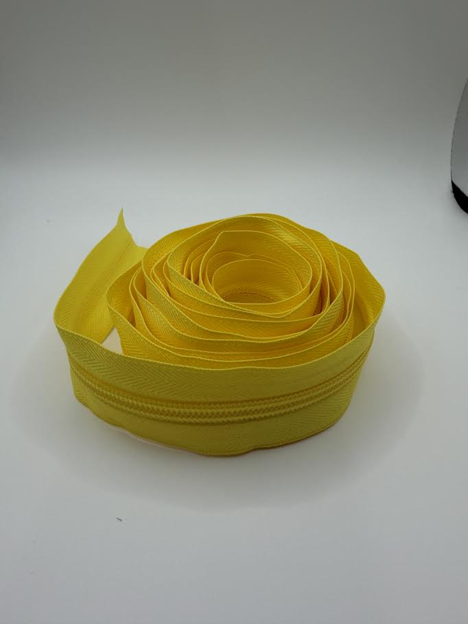 #5 Zipper Tape Solid Colors 3 Yards