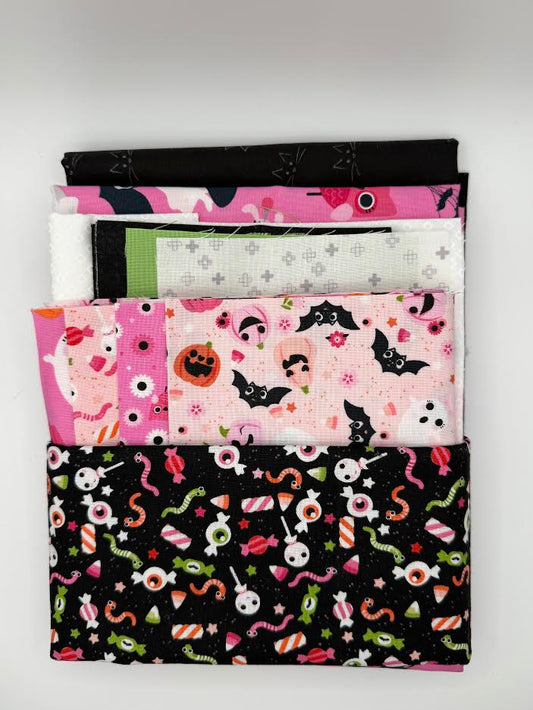 Meowy Halloween Quilt Kit