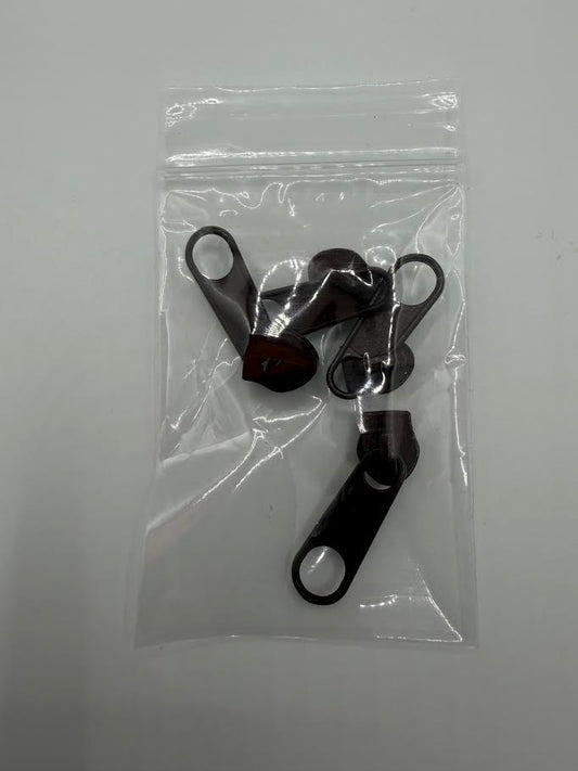 #5 Zipper Pulls Solid Colors (Set of 4)