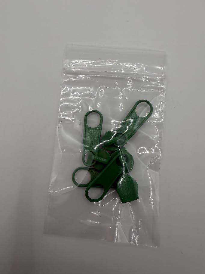 #5 Zipper Pulls Solid Colors (Set of 4)