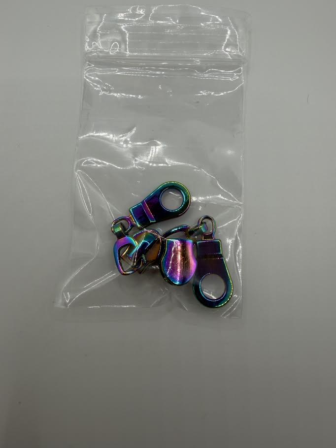 #5 Oil Slick Zipper Pulls (2Set)
