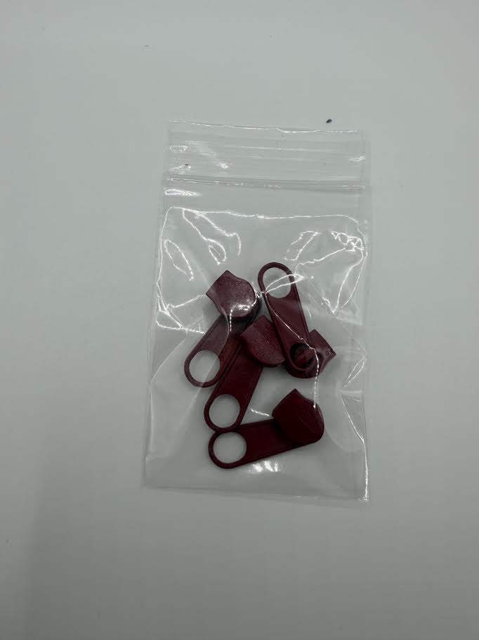 #5 Zipper Pulls Solid Colors (Set of 4)