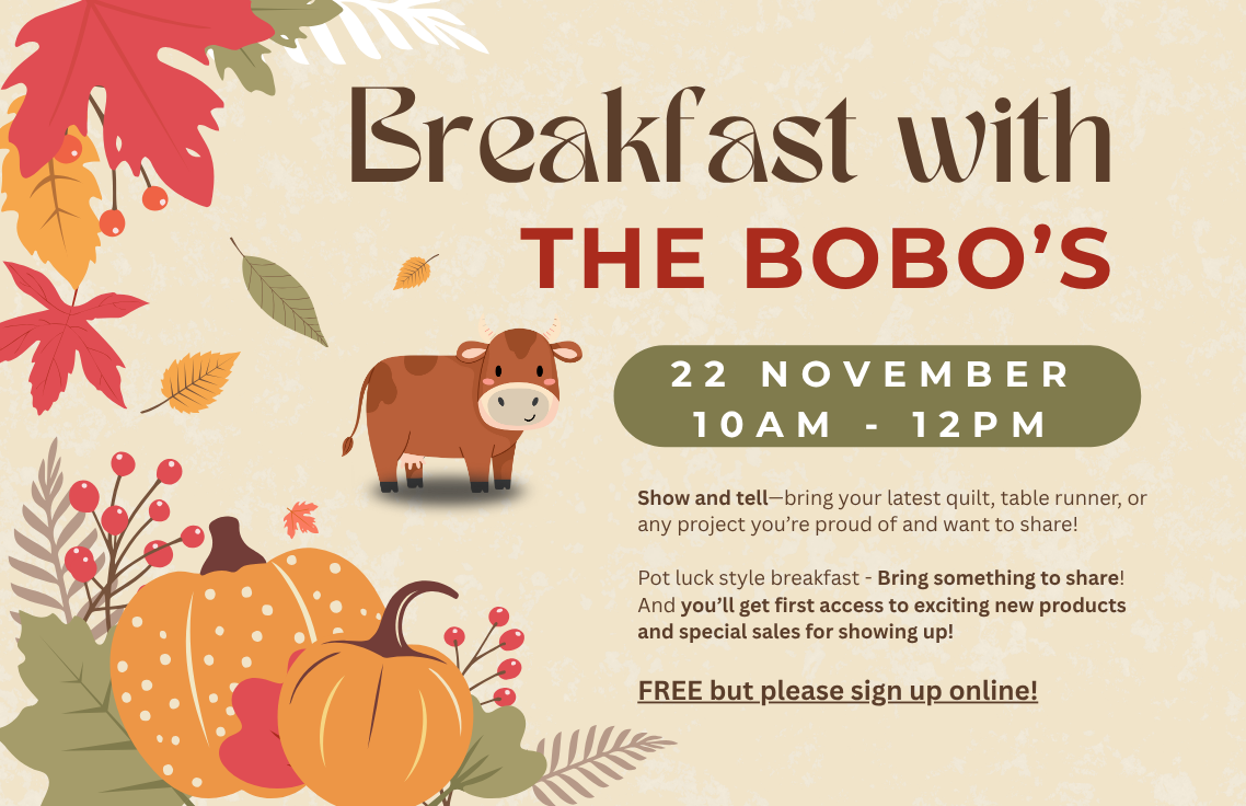 Breakfast with the Bobo's (Show & Tell)