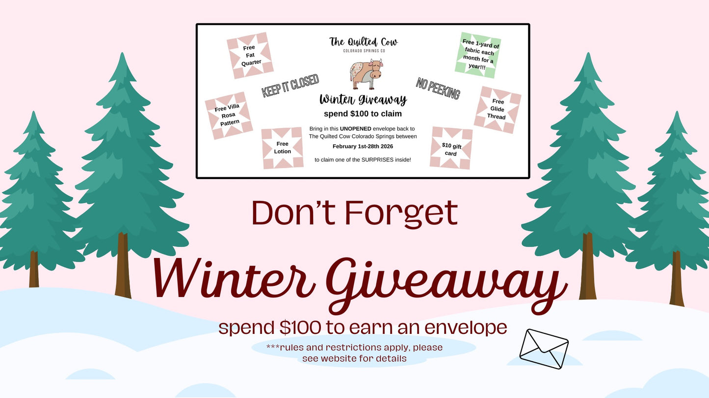 Winter Giveaway - Envelope Promotion