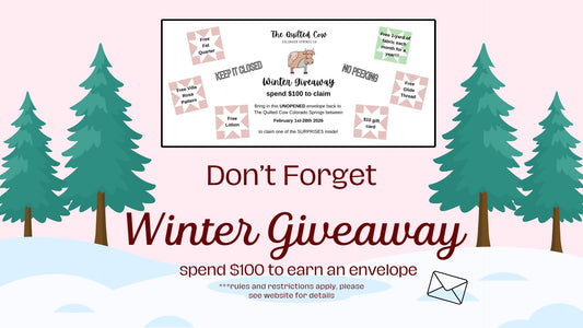 Winter Giveaway - Envelope Promotion
