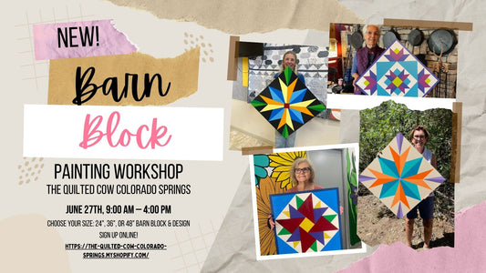 Barn Block (Quilt Block Painting Workshop)