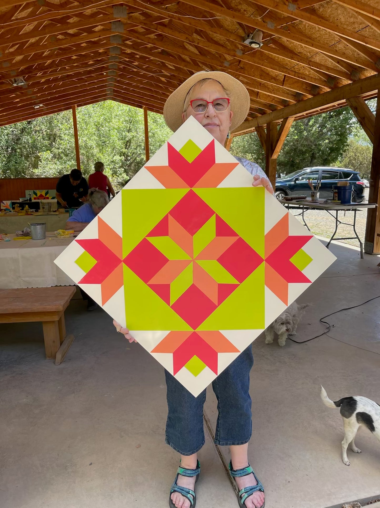 Barn Block (Quilt Block Painting Workshop)
