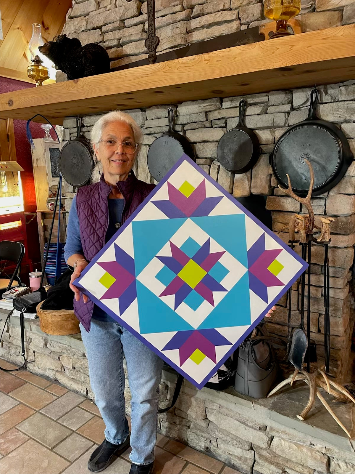 Barn Block (Quilt Block Painting Workshop)