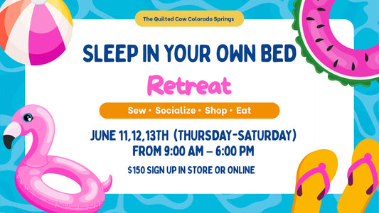 Sleep In Your Own Bed Retreat - JUNE