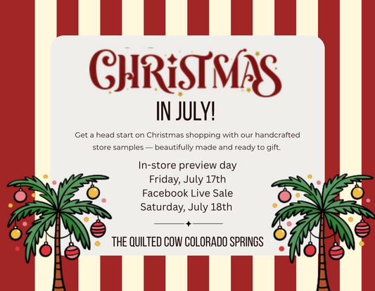 Christmas in July Sample Sale