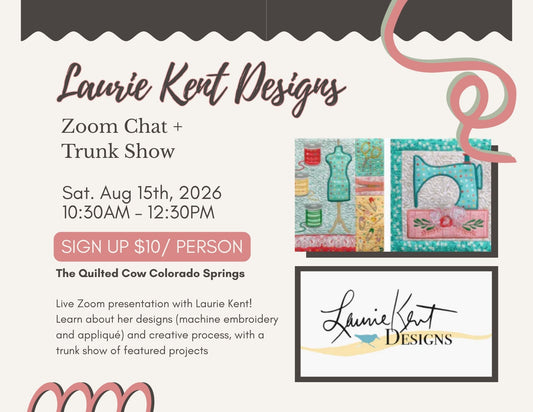 Laurie Kent Designs Zoom Chat + Trunk Show
