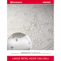 HUSQVARNA® VIKING® Large Metal Embroidery Hoop 240 mm x 150 mm