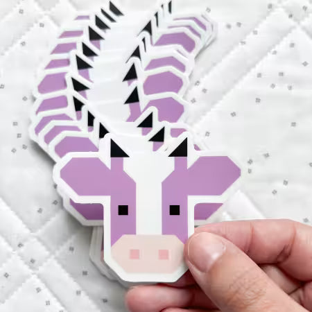 Annabelle - Purple Sticker