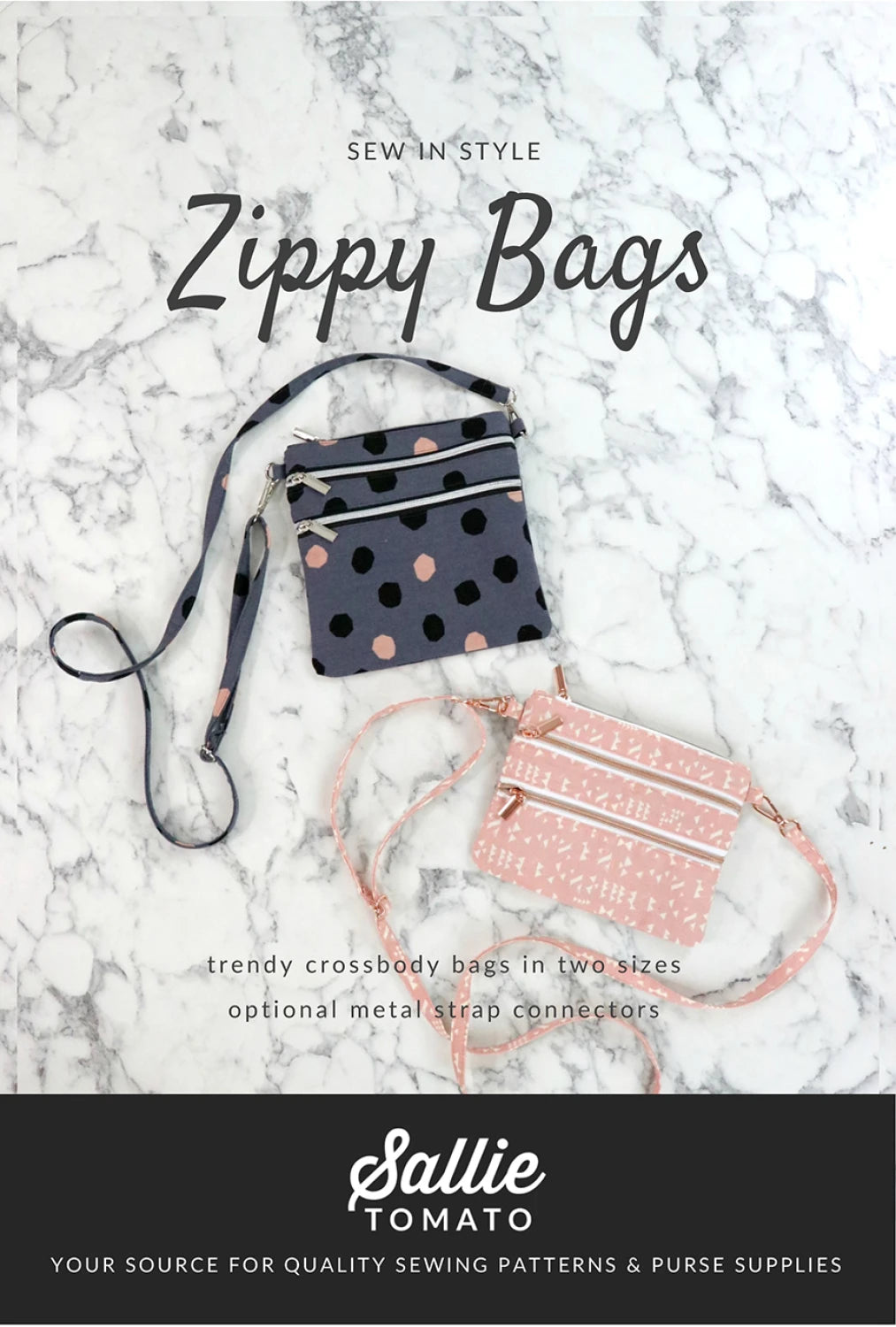 Zippy Crossbody Bags Pattern