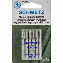 Schmetz Sharp / Microtex Machine Needle Size 12/80