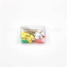 Flower Head Pin Size 32 - 2in 100ct 4 colors