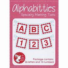 Pink Alphabitties Specialty Marking Tools