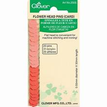 Flower Head Pin Size 32 - 2in 20ct 2 colors